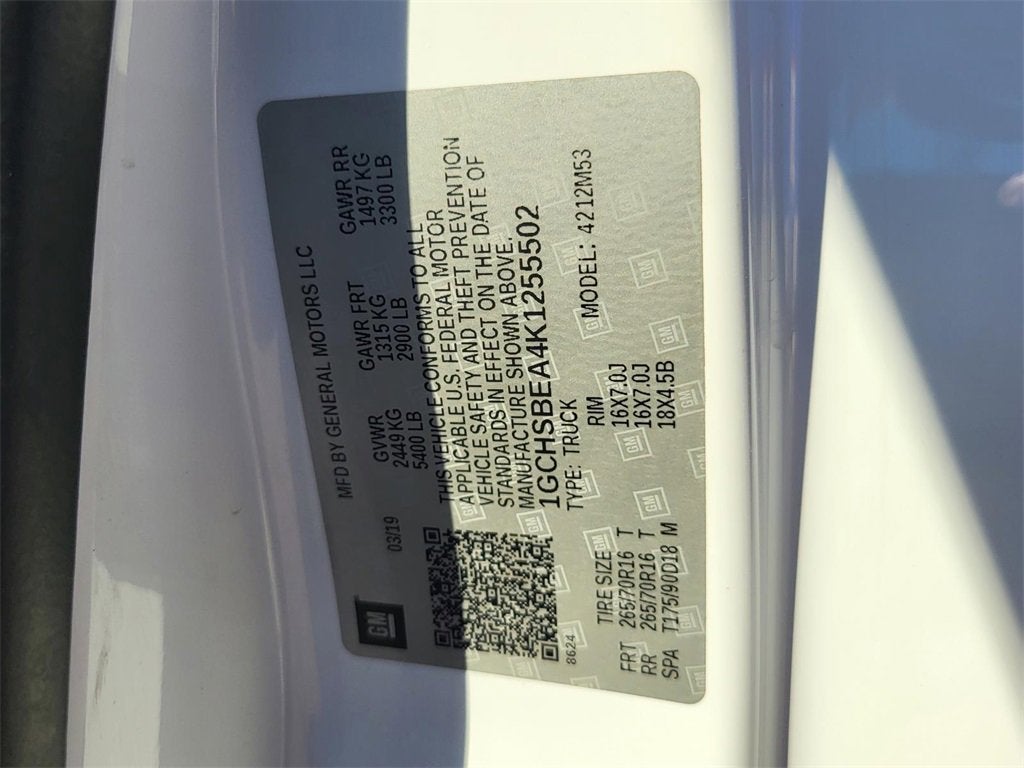 2019 Chevrolet Colorado 2WD Work Truck