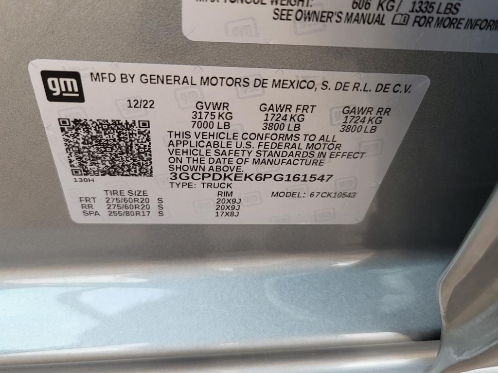 2023 Chevrolet Silverado 1500 LT (2FL)