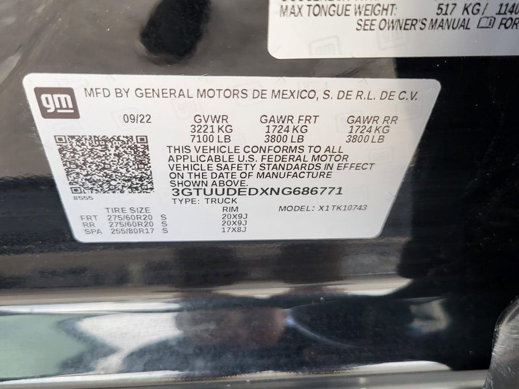 2022 GMC Sierra 1500 SLT