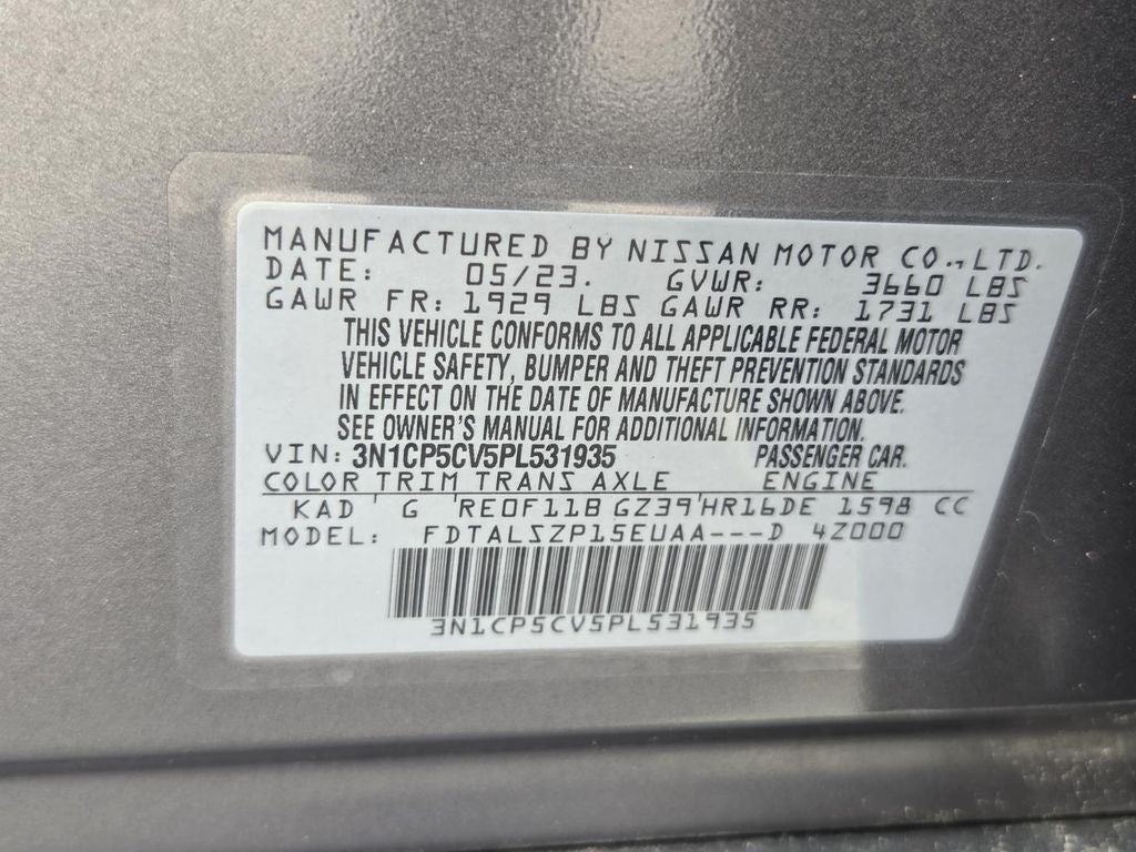 2023 Nissan Kicks SV Xtronic CVT