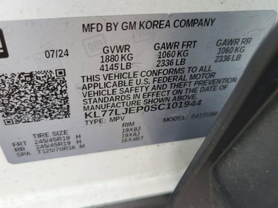 2025 Chevrolet Trax 2RS