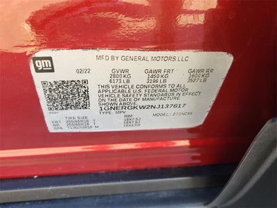 2022 Chevrolet Traverse LT 1LT