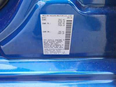 2025 Nissan Altima 2.5 SR