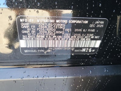 2026 Mitsubishi Outlander SE